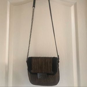 Rachel Roy, One Size, Bronze and Black Bag